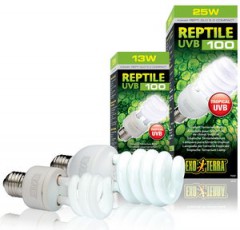 Exo Terra Reptile UVB100 компактная люминесцентная лампа
