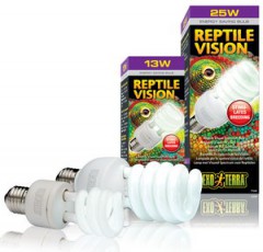 Exo Terra Reptile Vision компактная люминесцентная лампа